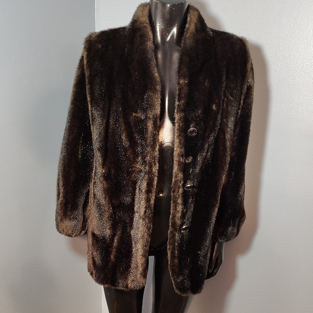 Tissavel of France Dark Brown Teddy Jacket
